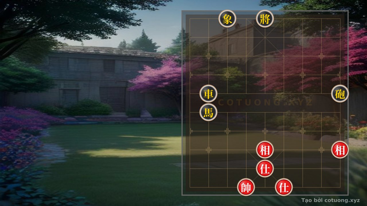 Thế cờ: Red General's Checkmate: The 'Killing Move' Strategy to Defeat the Black Army — Cờ Tướng Online