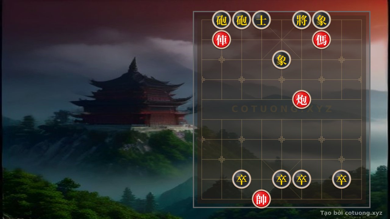 Thế cờ: The Art of Counterattack: Neutralizing the Black Cannon and Launching a Deadly Counterattack — Cờ Tướng Online