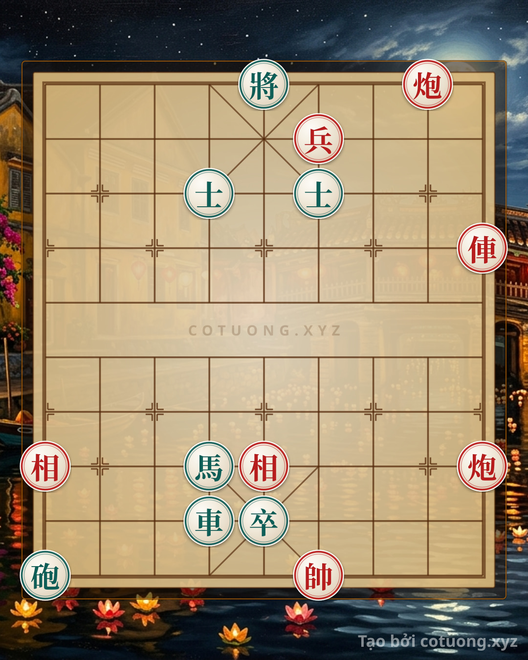 Challenge: Xiangqi (Chinese Chess) Board: Red Cannon Advances on File 2 Rank 10 - Direct Attack Plan on Black General - Can you solve it?