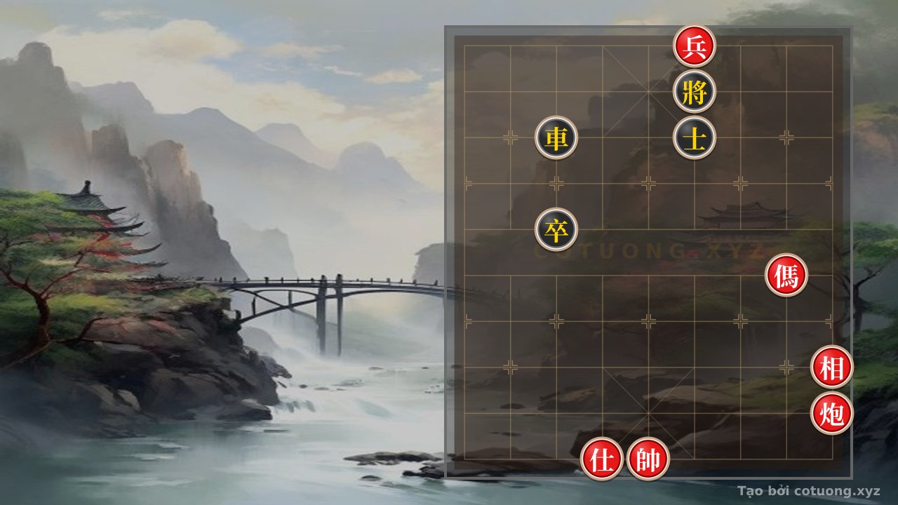 Thế cờ: Xiangqi: Strategy 'Double Hero Breakthrough' – Black Chariot Pinned, Red Sets Up a Surprise Trap Exploiting the Weakness — Cờ Tướng Online