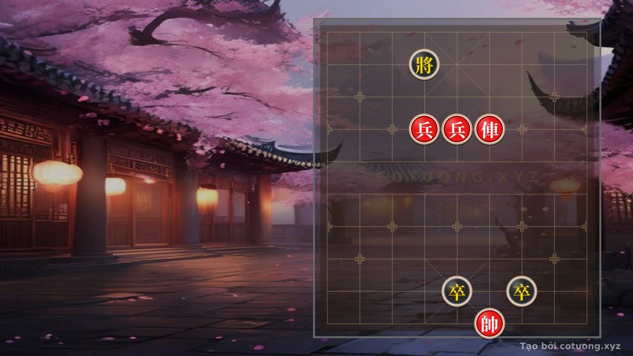 Thế cờ: Defeating Black in the Red Chariot - Black Pawns on File 5 Rank 2: A Masterful Xiangqi Strategy — Cờ Tướng Online