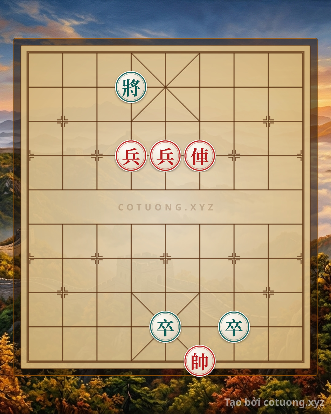 Challenge: Defeating Black in the Red Chariot - Black Pawns on File 5 Rank 2: A Masterful Xiangqi Strategy - Can you solve it?