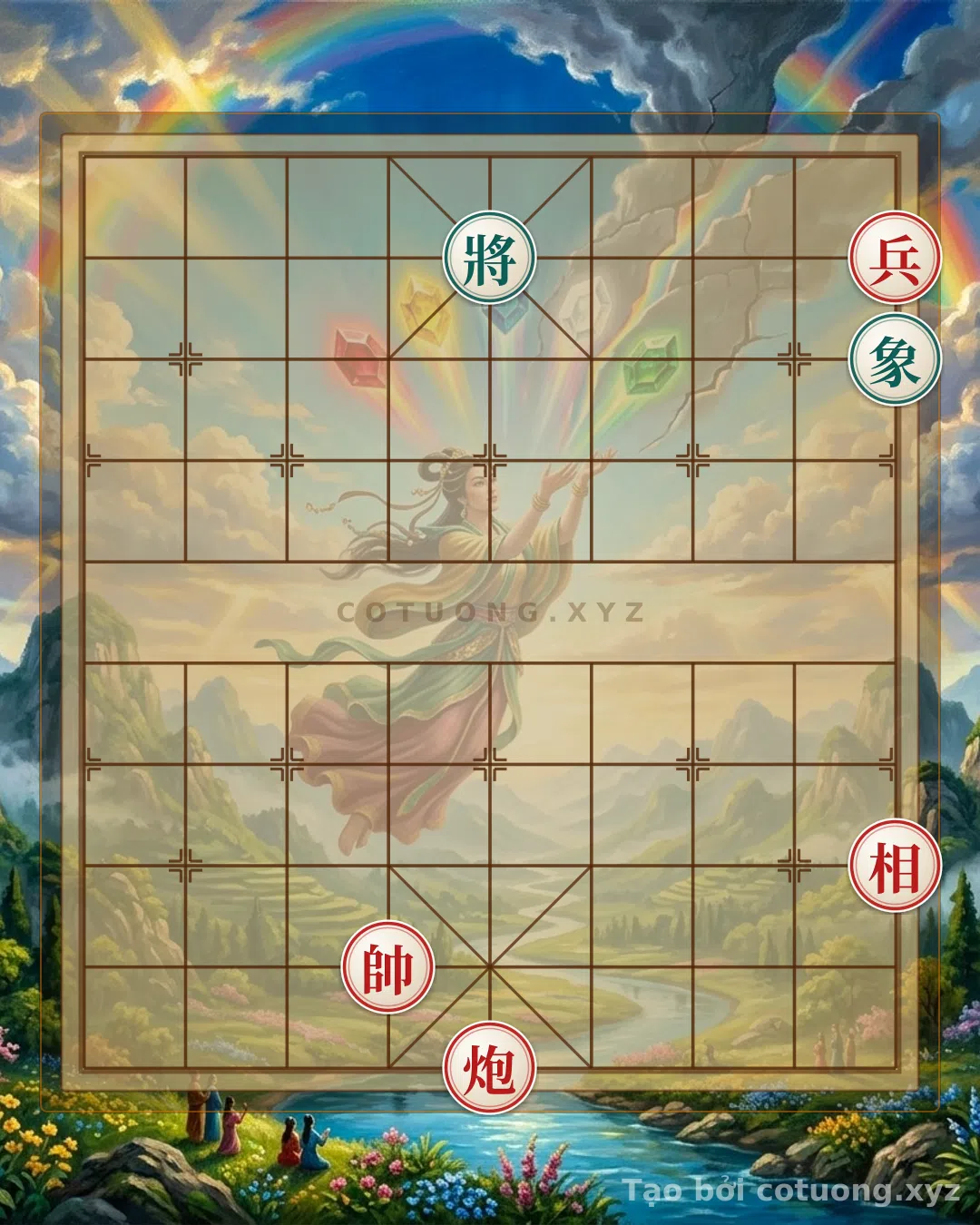 Thế cờ: The Soul of the Board: Pressure and Decision-Making in the Simplest Endgame — Cờ Tướng Online