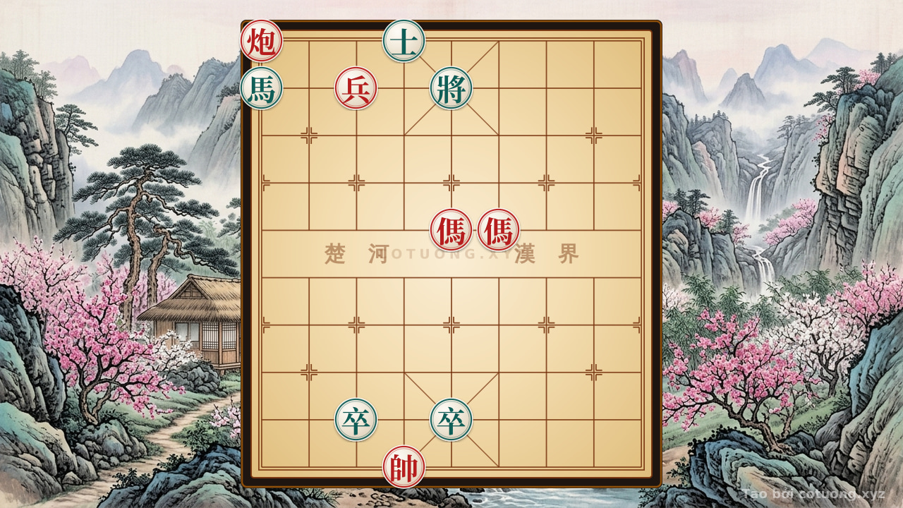 Thế cờ: The Secret to Defusing the Empty Cannon Trap in a 7/10 Xiangqi Position: Lessons from Defensive Setup — Cờ Tướng Online