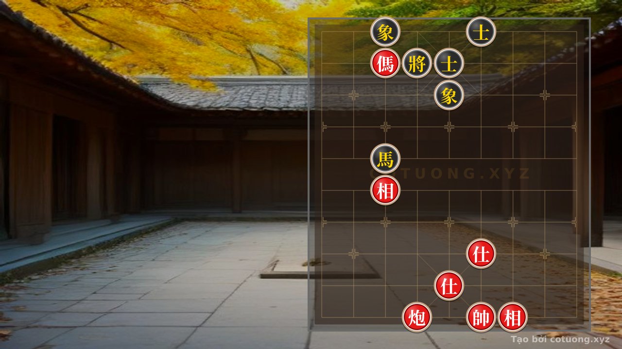 Thế cờ: The Secret to Black's Counterattack from the 'Elephant Block at 3rd Rank, 10th File' – Winning with the 'Empty Cannon' Technique — Cờ Tướng Online