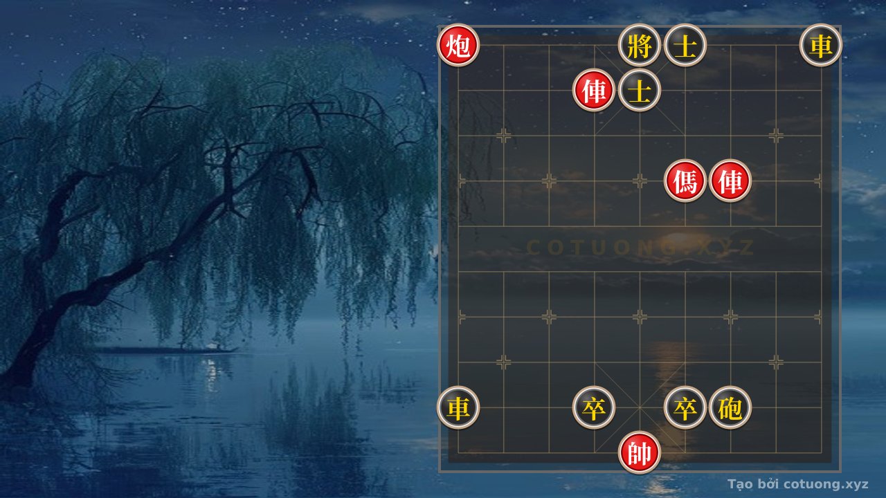 Thế cờ: Breaking Through the Defense: The Secret to Checkmating the Black General in Just 3 Moves — Cờ Tướng Online