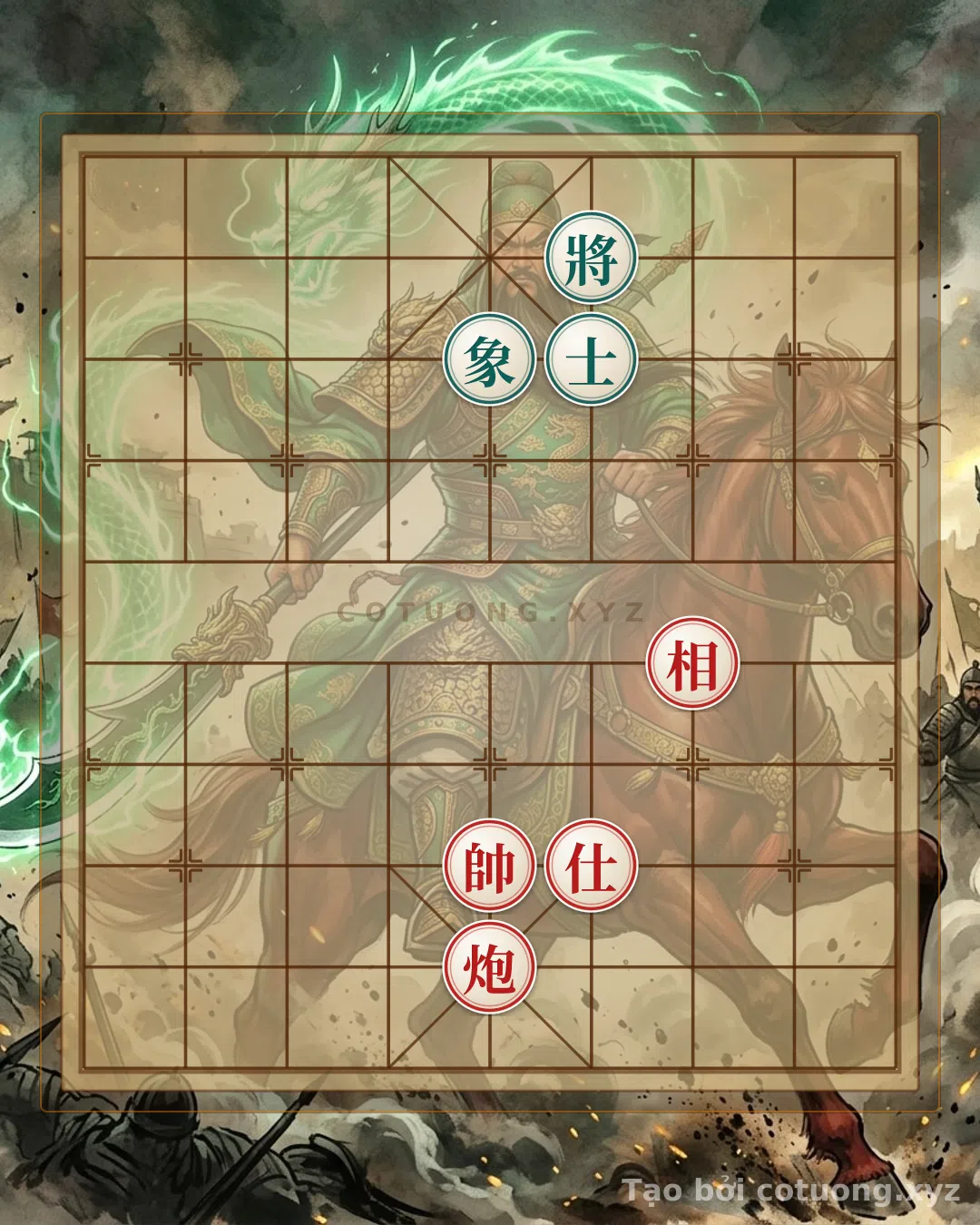 Thế cờ: Xiangqi Mastery: The Art of Coordinating Red Forces in Balanced Formations — Cờ Tướng Online