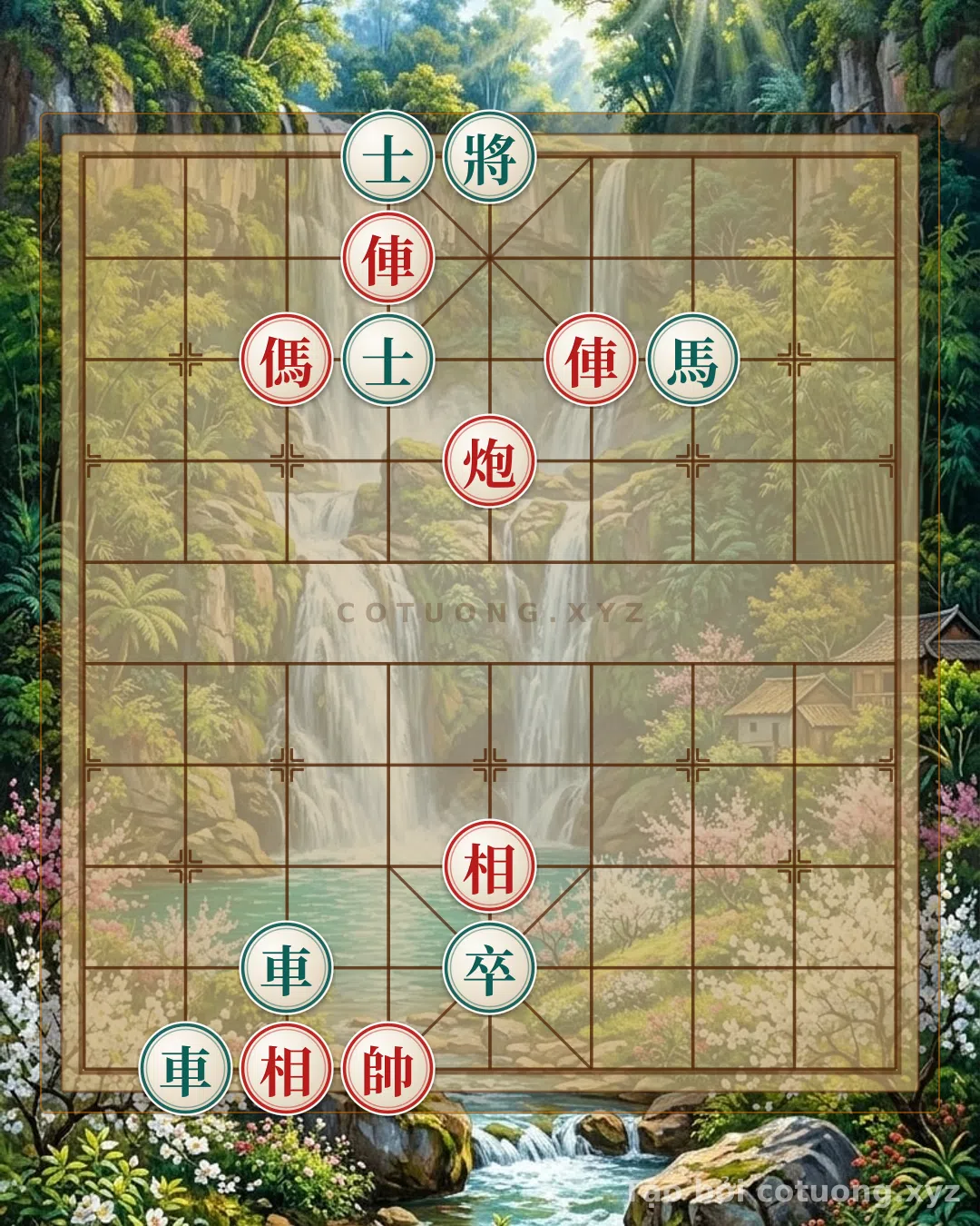 Thế cờ: Black Attacks Red's Rook on File 6: A Strategy of Patience and the Turning Point in Xiangqi — Cờ Tướng Online