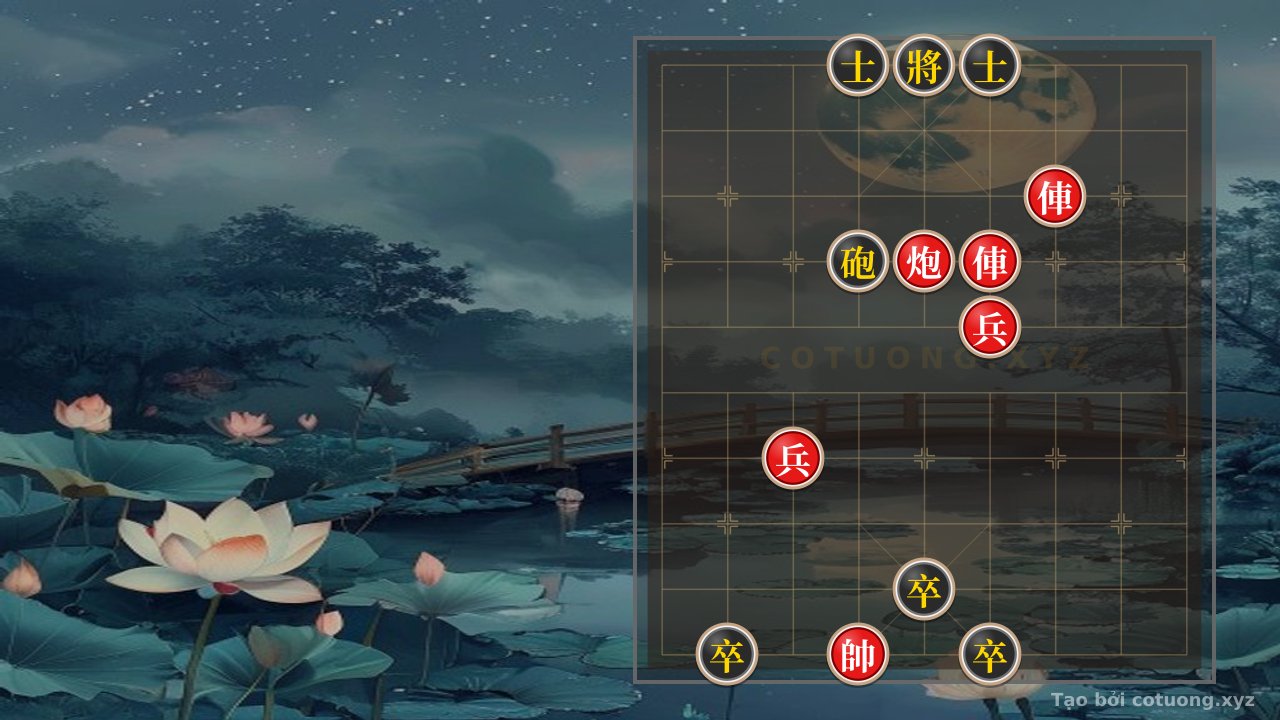 Thế cờ: The 'Xich Bich' Formation - The Battle of the Two Generals: Red and Black — Cờ Tướng Online