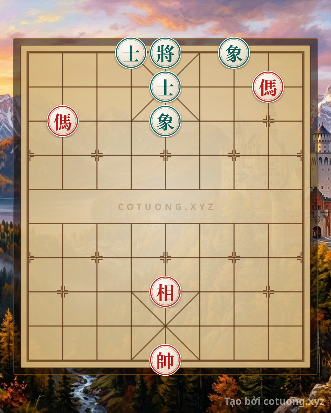 Challenge: Xiangqi: Mastering the Double Red Horse Trap - Can you solve it?