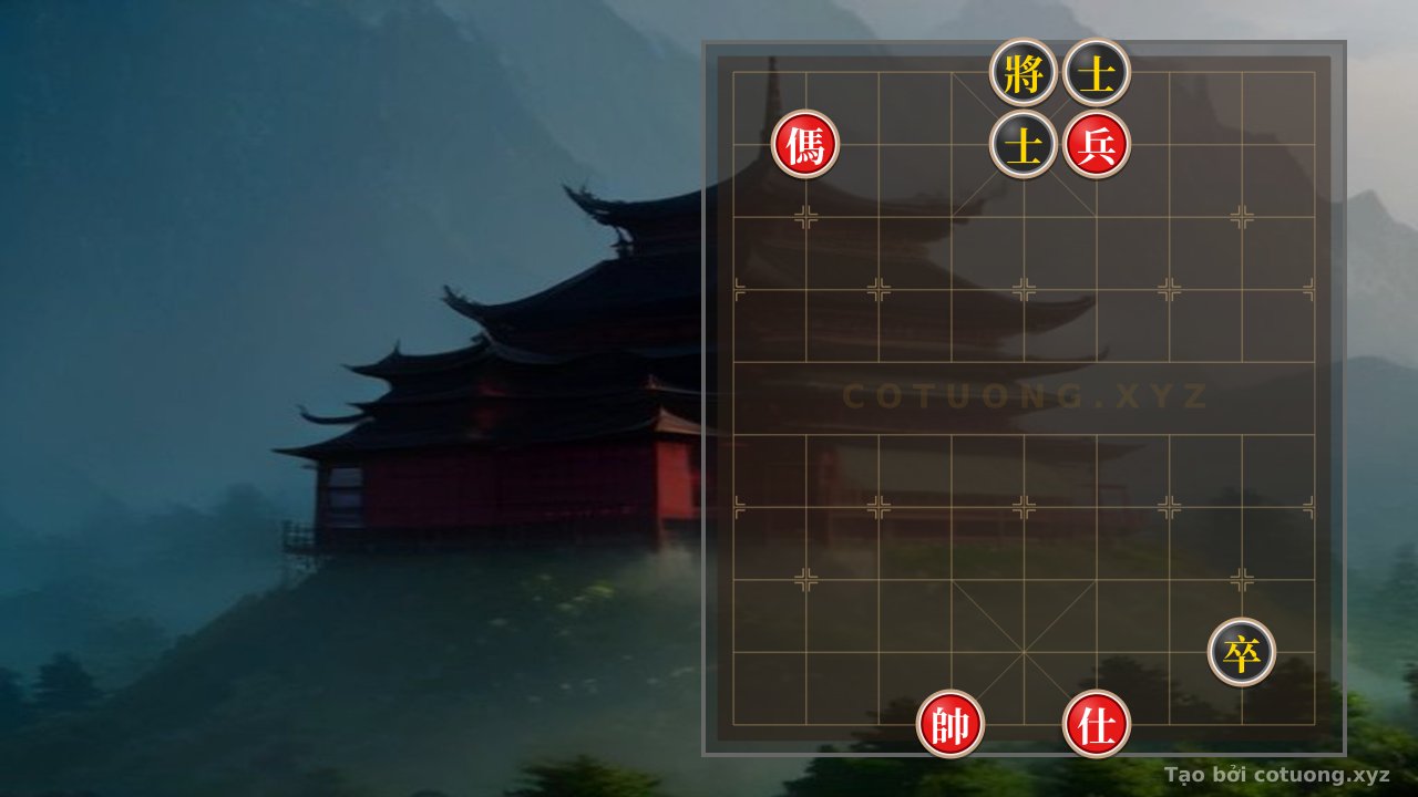 Thế cờ: Red General Advantage: The Art of the Horse Trap on File 8, Rank 9 — Cờ Tướng Online