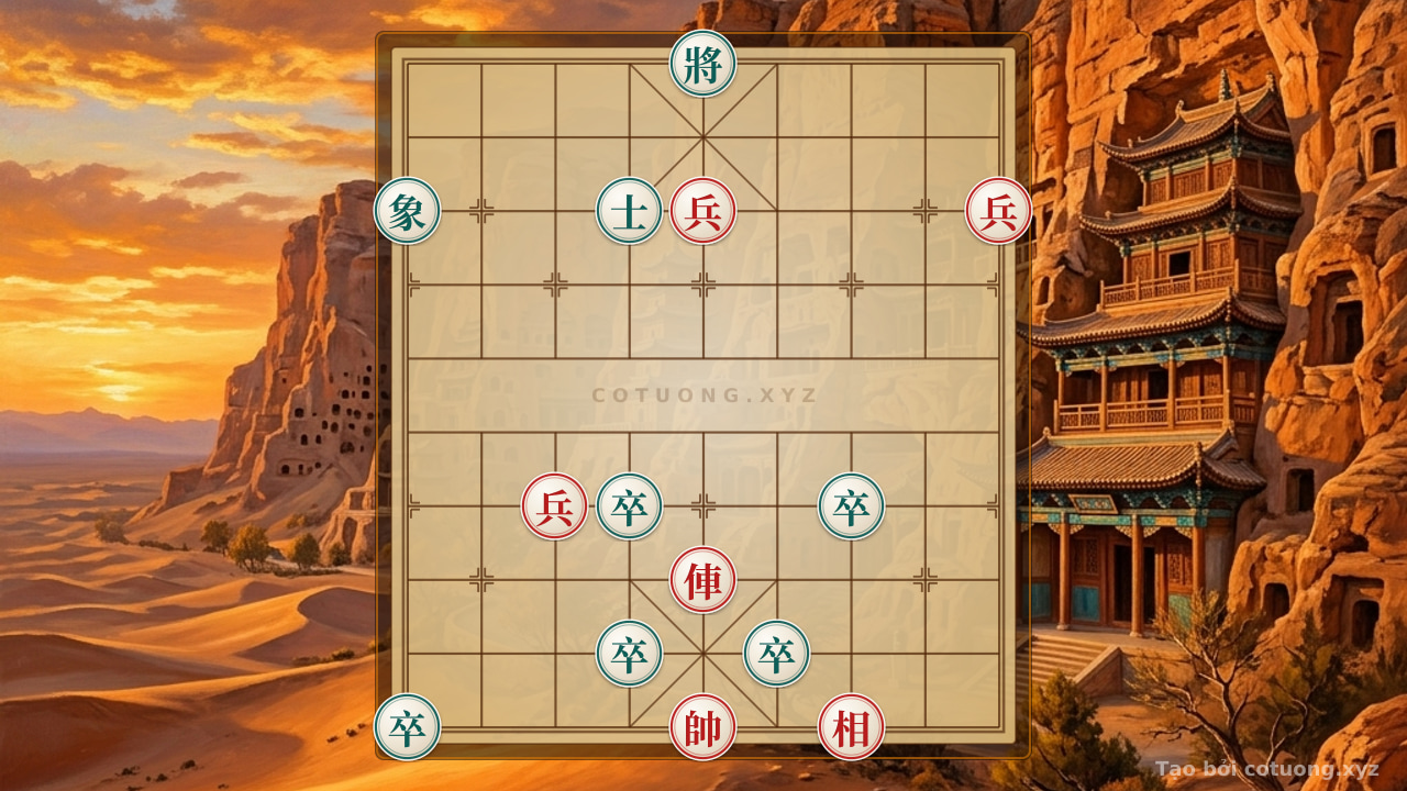 Thế cờ: Xiangqi: Analyzing the Red Strategy in the 'Chariot Rush' Formation — Cờ Tướng Online