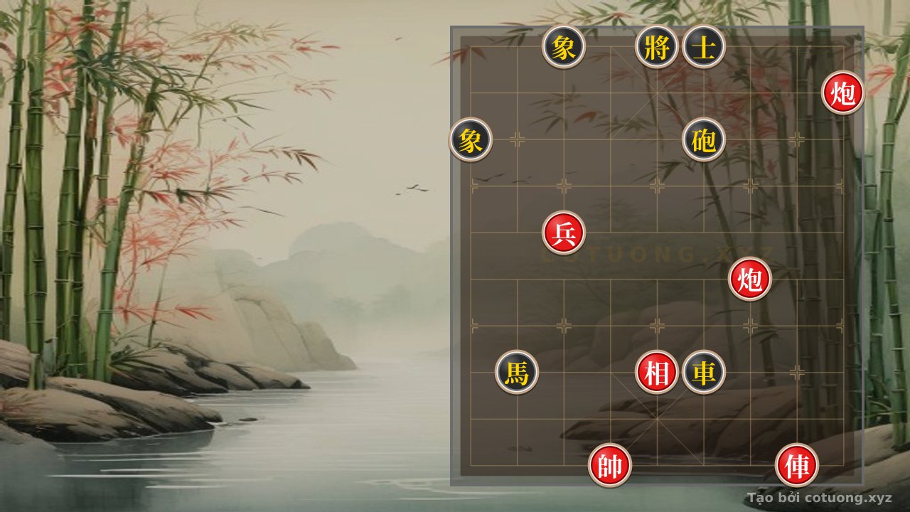 Thế cờ: Xiangqi Mastery: Red Rook 2 Cannons Pawn Elephant vs Black Rook Cannon Horse Advisor Elephant – Advanced Tactics for Beginners — Cờ Tướng Online