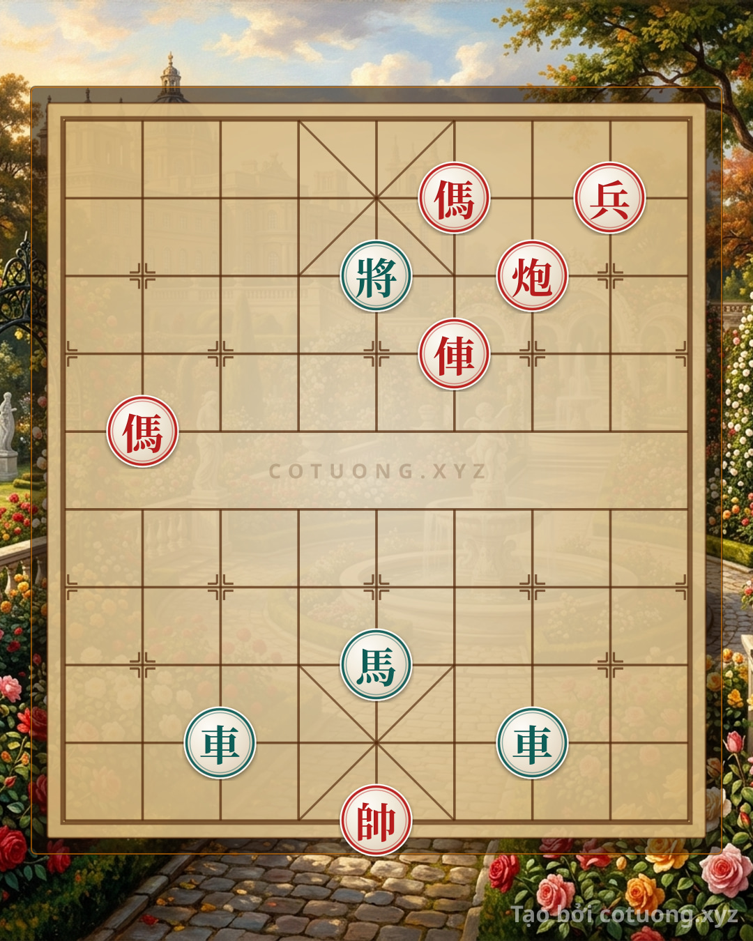 Thử Thách: Cờ Tướng Đỏ Phá Bại: Chiến Thuật Song Mã Đánh Thắng Trong 5 Nước - Bạn có thể giải được?