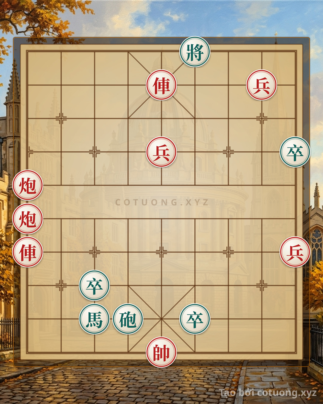 Challenge: The Ultimate Sacrifice: The 2 Rooks, 2 Cannons, and 3 Pawns Checkmate Against Cannon Horse and 3 Pawns - The Lethal Trap Within an Inch - Can you solve it?