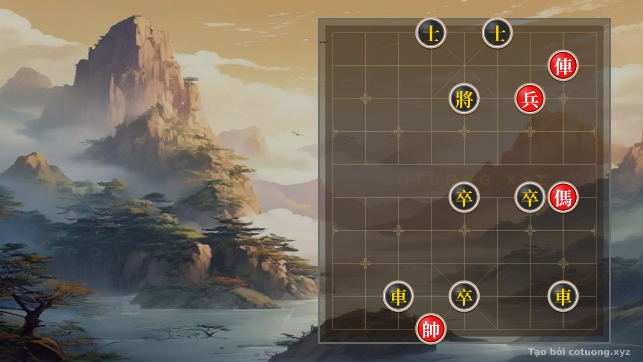 Thế cờ: Classic Xiangqi: The Xich Bi Battle on the Board - Chariot Horse Pawn Defeats 2 Chariots and 3 Pawns — Cờ Tướng Online