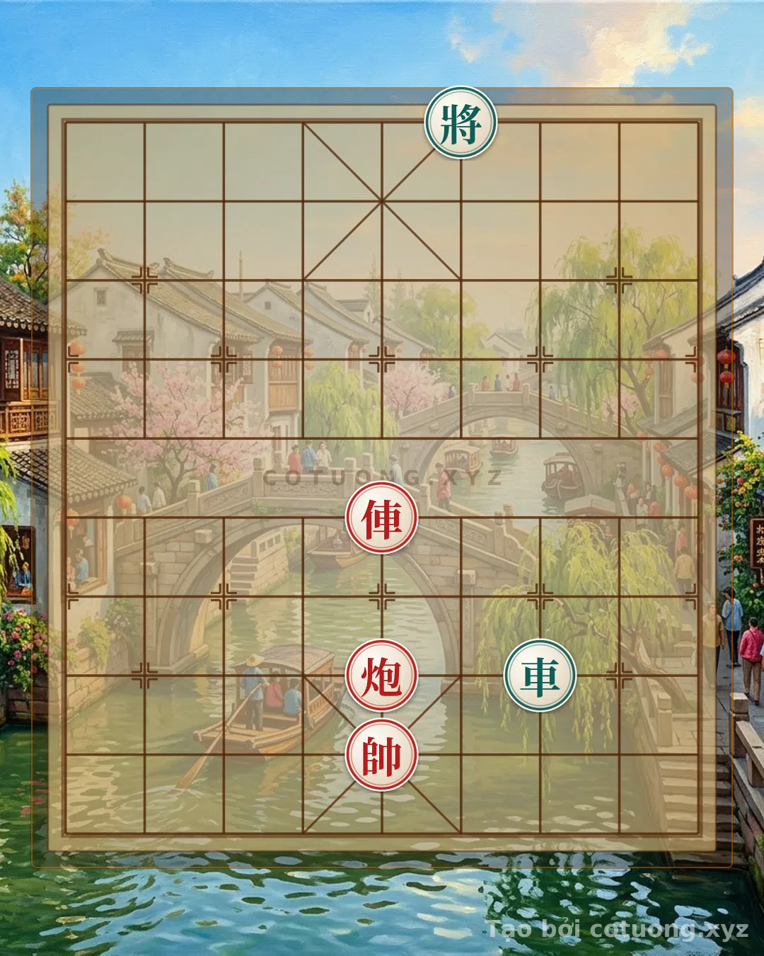 Thế cờ: Breaking the Camp: Strategy to Counterattack Like 'Le Lai' Beating 'Nguyen Trai' — Cờ Tướng Online