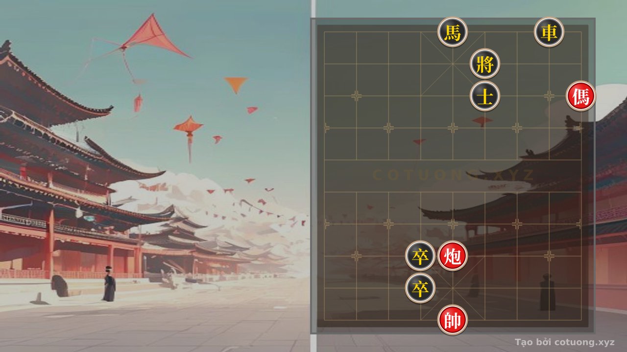 Thế cờ: The King's Gambit: Red's Counterattack with Horse on File 1, Can Black Defend Successfully? — Cờ Tướng Online