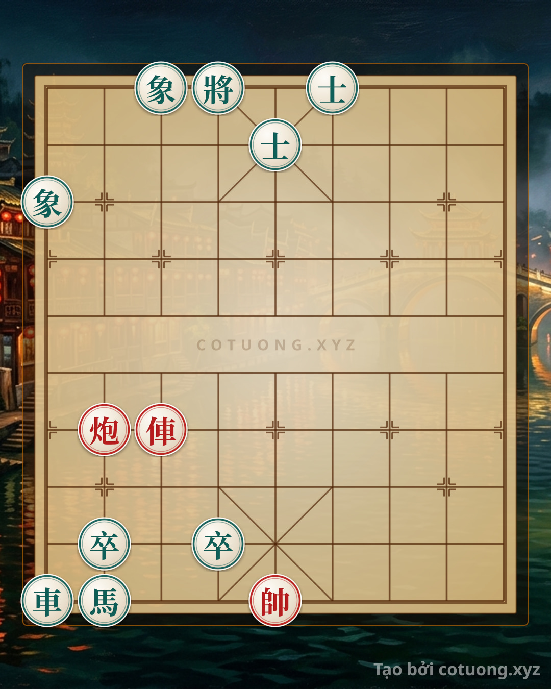 Challenge: Xiangqi (Chinese Chess): Playing Fire on the Board - Psychological Breakthrough Techniques - Can you solve it?