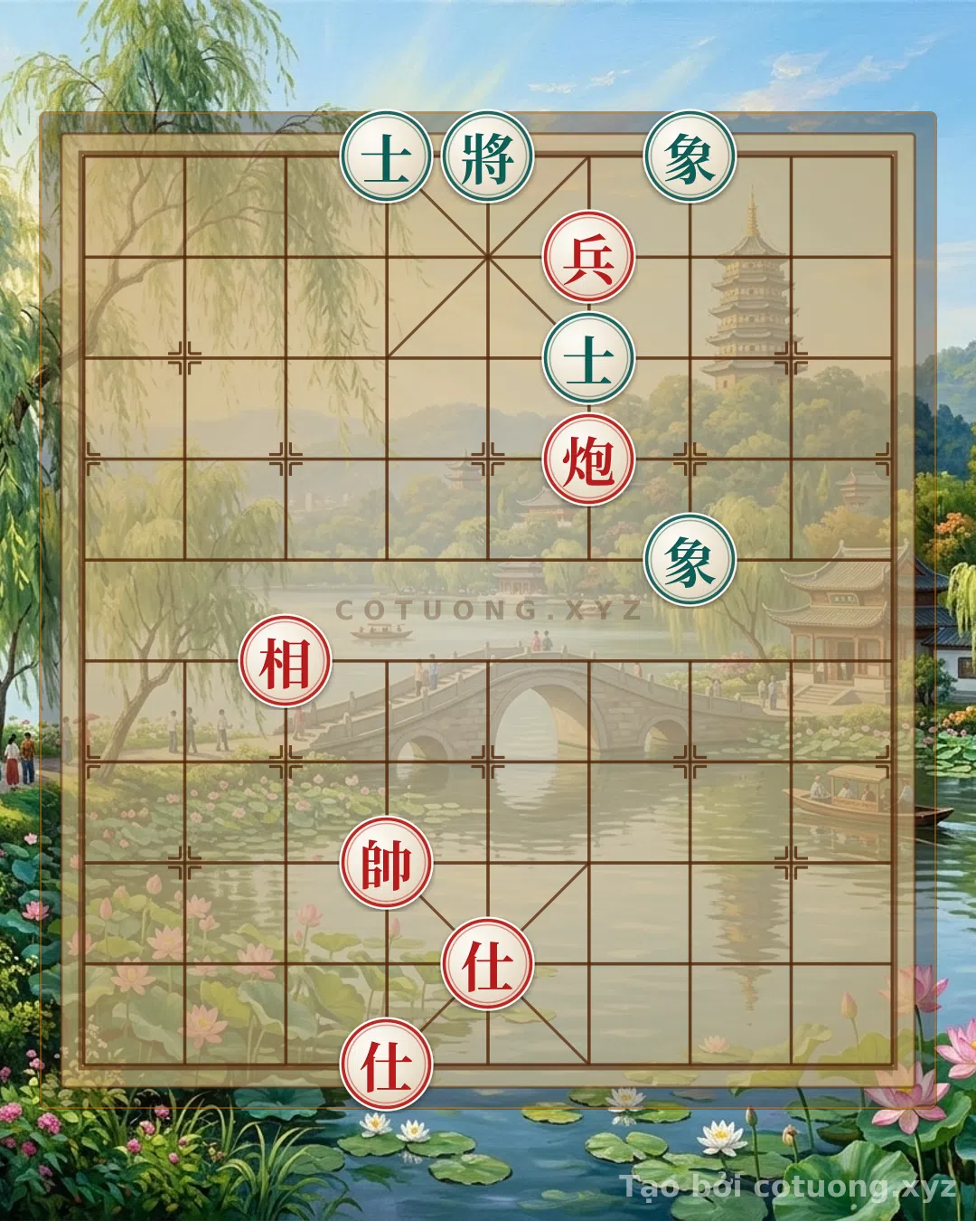 Thử Thách: Cờ Tướng Thế: Phòng Ngự Đỉnh Cao - Bài Học Từ Thế Trận Đỏ Chiếm Ưu - Bạn có thể giải được?