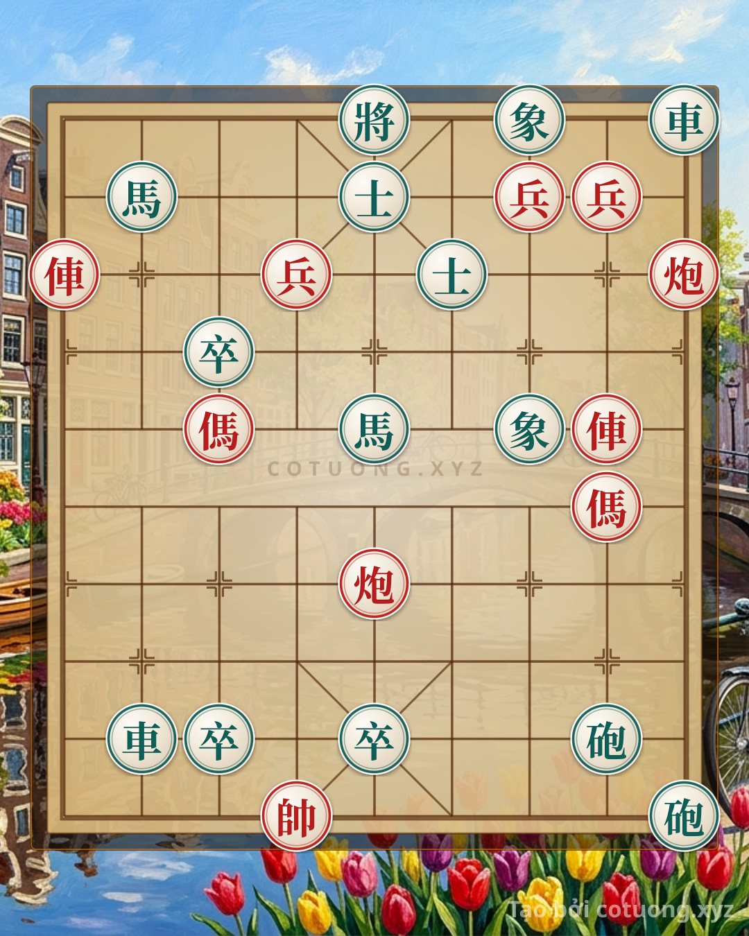 Challenge: Xiangqi: The Red General's Checkmate in 5 Moves - Can you solve it?