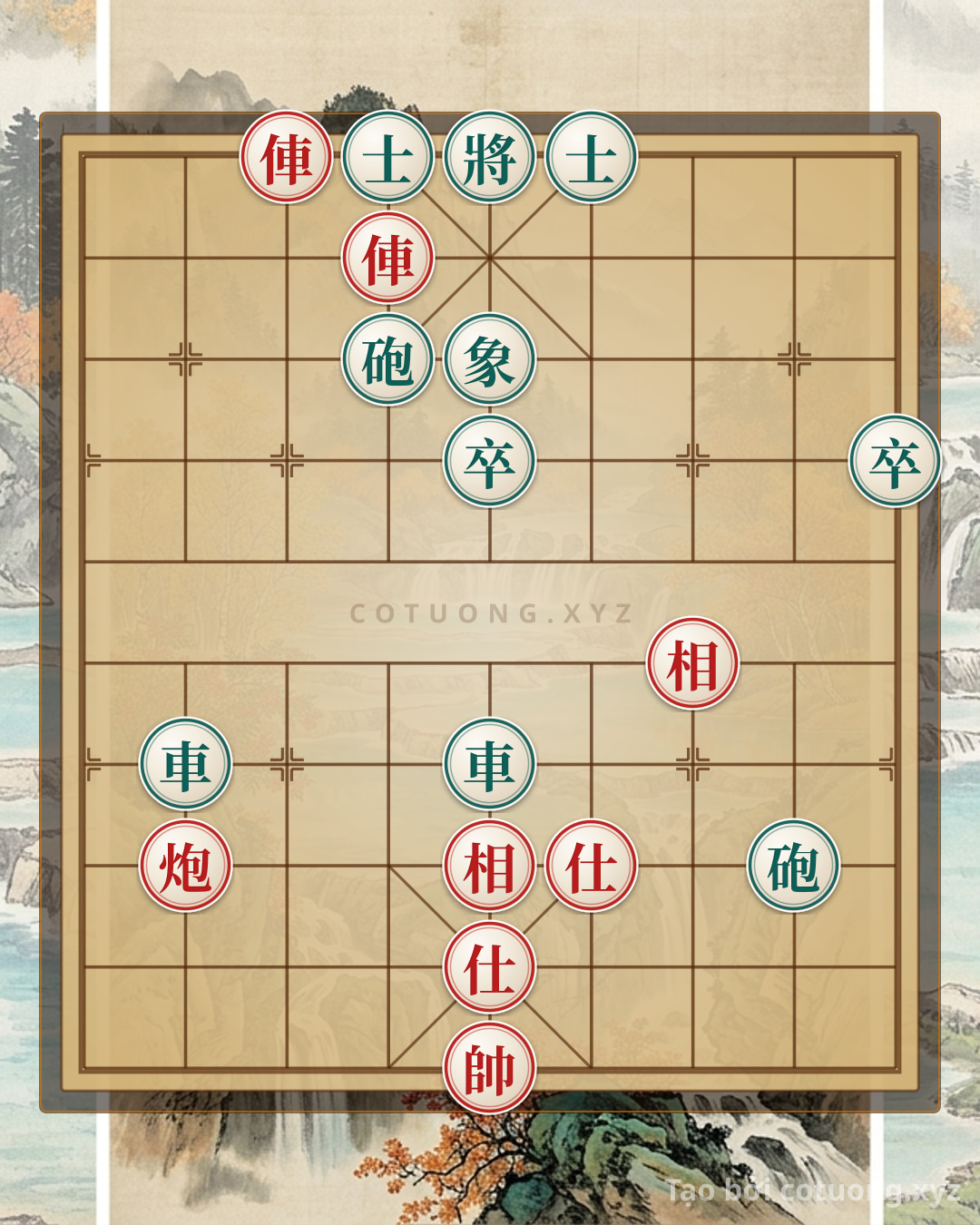 Challenge: Red God: Cannon Bombing - Analysis of the Xiangqi Opening Strategy - Can you solve it?