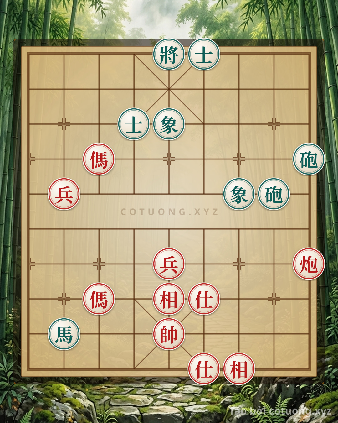 Challenge: Red General Wins: Double Horse vs. Cannon Strategy - Core Tips - Can you solve it?