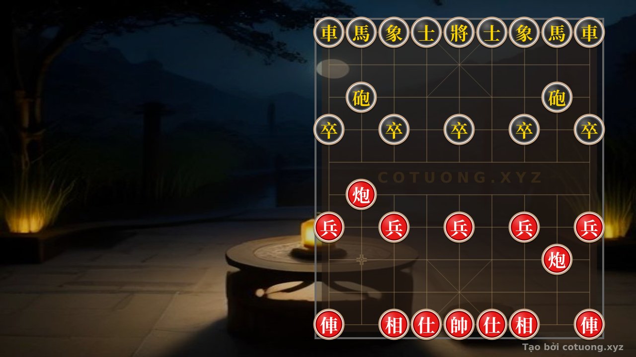 Thế cờ: Dark Trap: Red Cannon Falls into the Net, Red Chariot Dies Young - A Hopeless Chess Position — Cờ Tướng Online