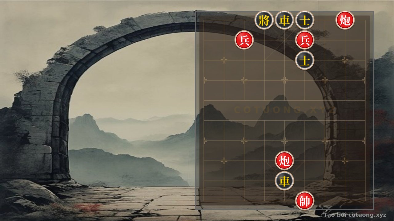 Thế cờ: The Art of Endgame: 2 Cannons 2 Pawns vs. 2 Chariots 2 Advisors - Masterful Counterattack Techniques — Cờ Tướng Online