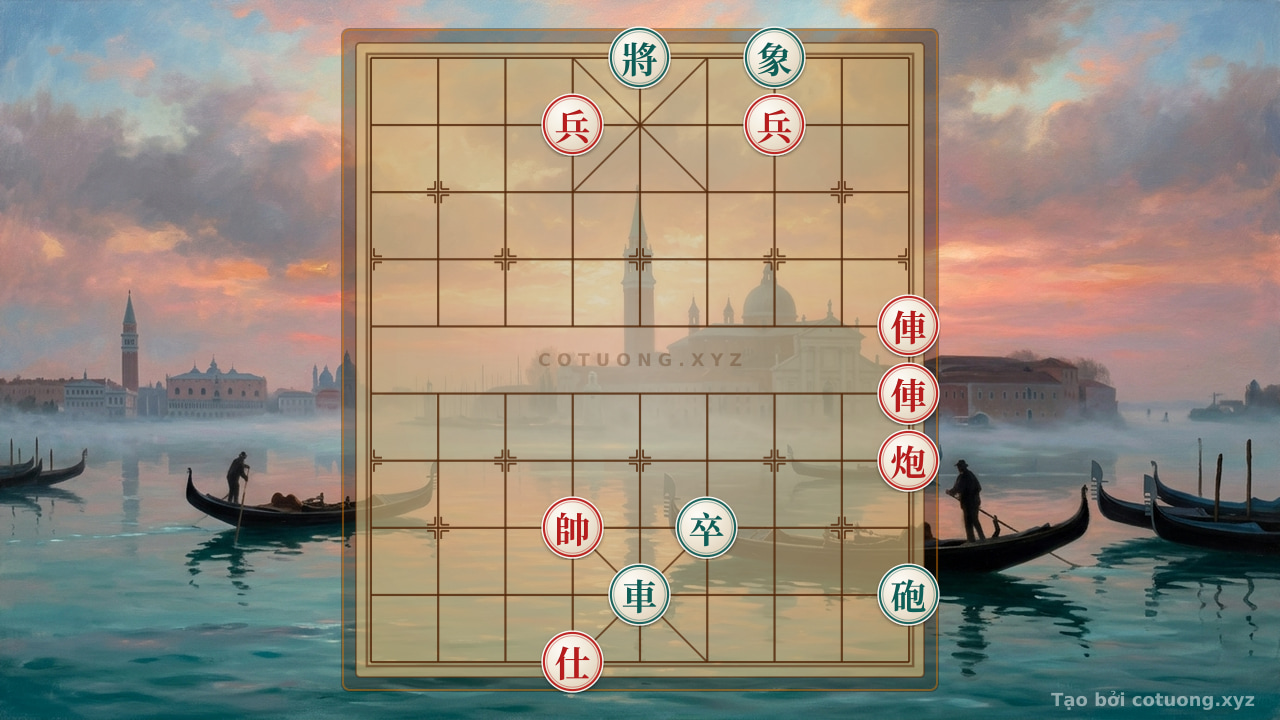 Thế cờ: Xiangqi: The Secret to Breaking the Black Palace with the Sacrifice Strategy — Cờ Tướng Online
