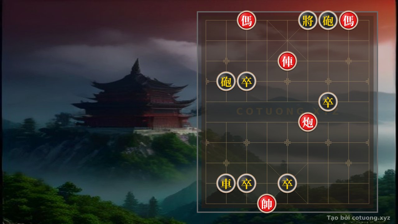 Thế cờ: Song Horse Counterattack: 