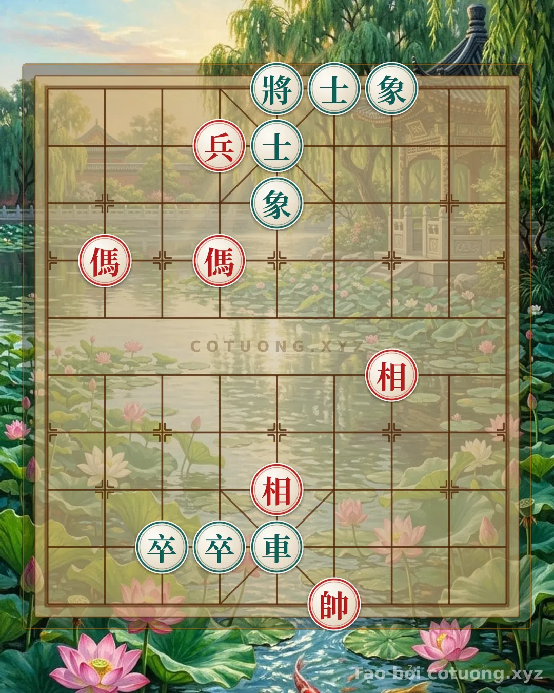 Challenge: 'Night of the Bloody Board': The Unmatched Secret of the Red 'Double Horse Interlocking' - Destroying the Black General in 3 Moves - Can you solve it?