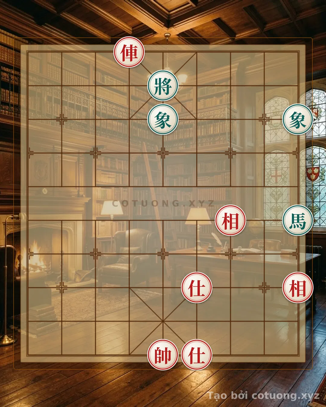 Thế cờ: The Difficult Xiangqi Position: Red Chariot and Two Advisors vs. Black Horse and Two Elephants - Pikafish Analysis — Cờ Tướng Online