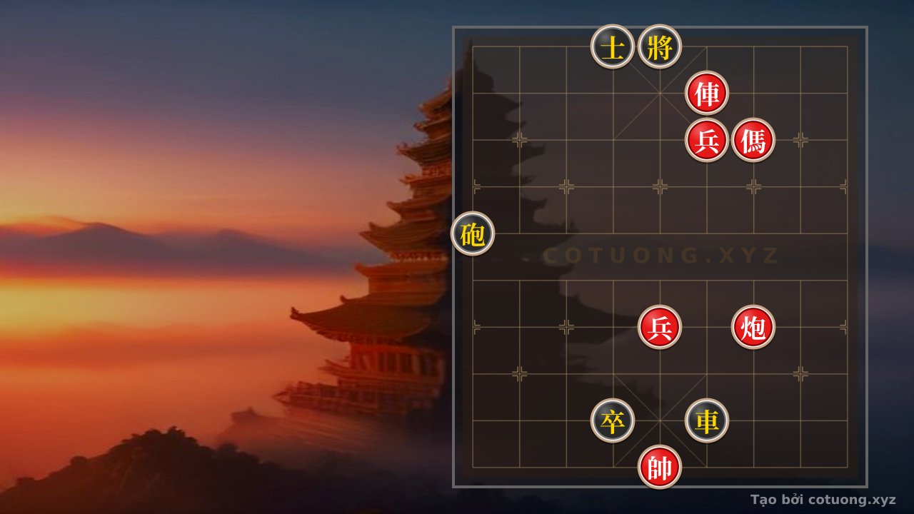 Thế cờ: Red General Chess: Strategy 'Chariot Charge' - Ultimate Attack Tactics — Cờ Tướng Online