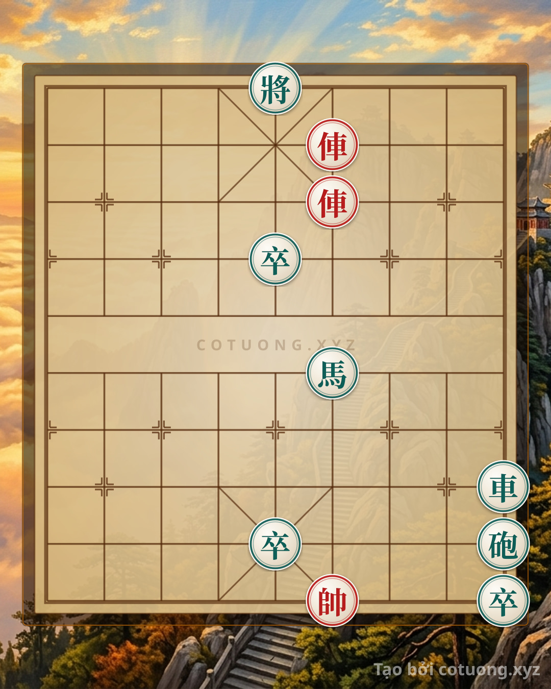 Challenge: The Cruel Endgame: Red Rooks Crushing, Black General Steps Into Death - Can you solve it?