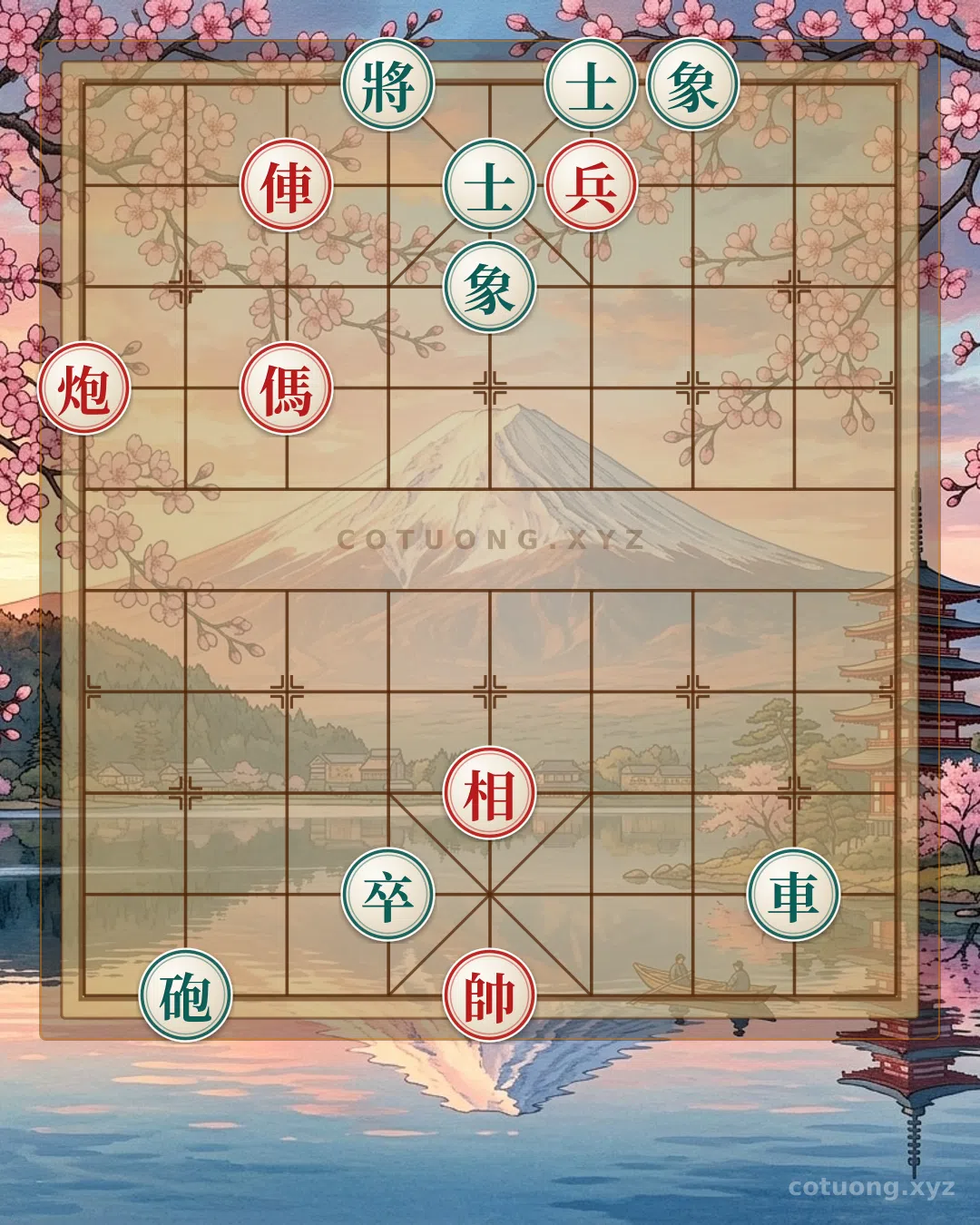 Thế cờ: EE05 Secret: The Ghost Chess Formation - When the Red Chariot Roars Across the River of Blood — Cờ Tướng Online