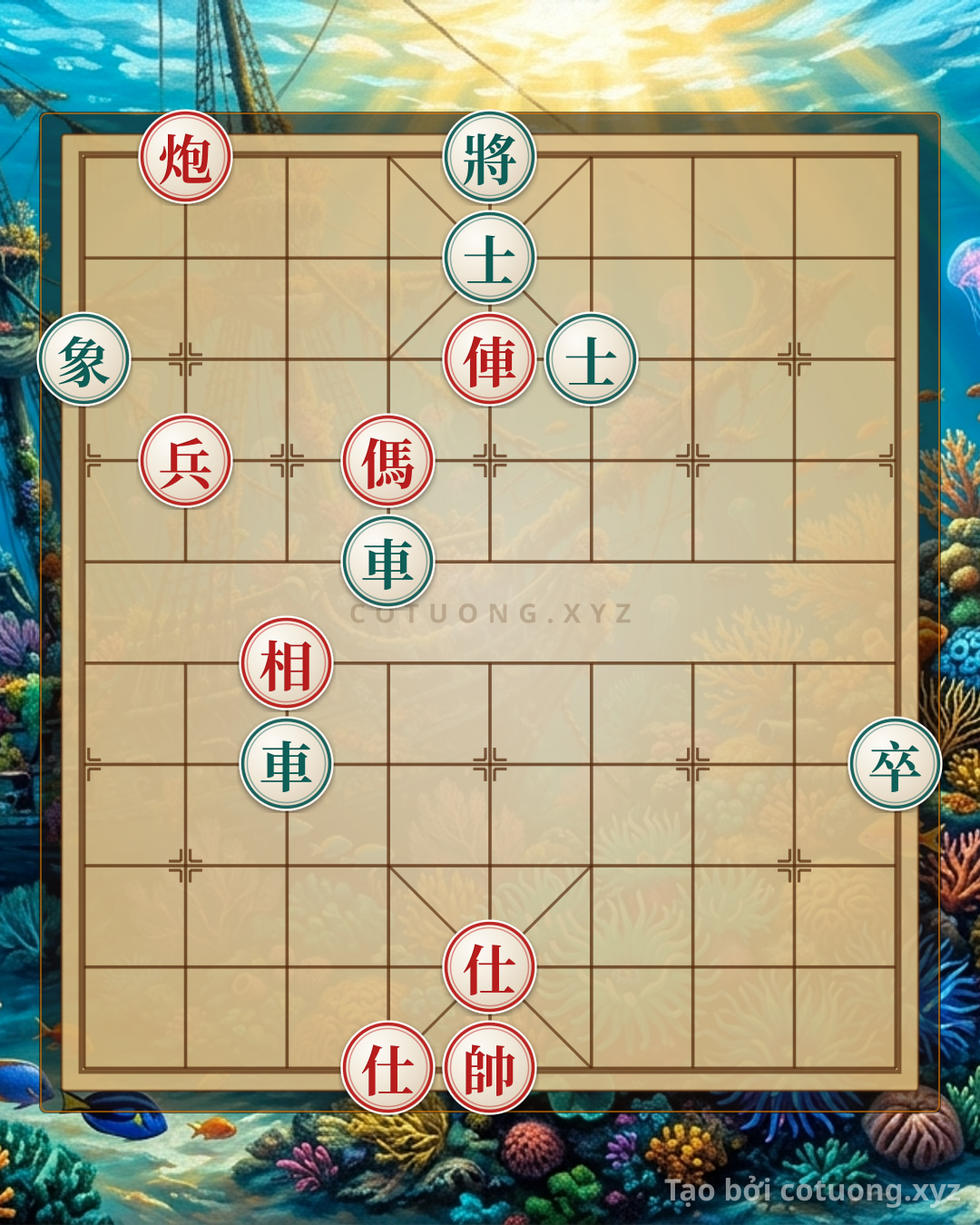 Challenge: Red Cannon on File 8: The Art of Checkmate from the First Move - Can you solve it?