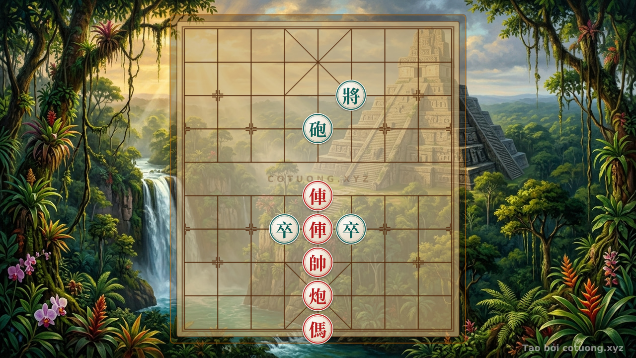 Thế cờ: 'Pressure and Turning Point' - Analyzing Tactical Moves in Xiangqi (Intermediate Level) — Cờ Tướng Online