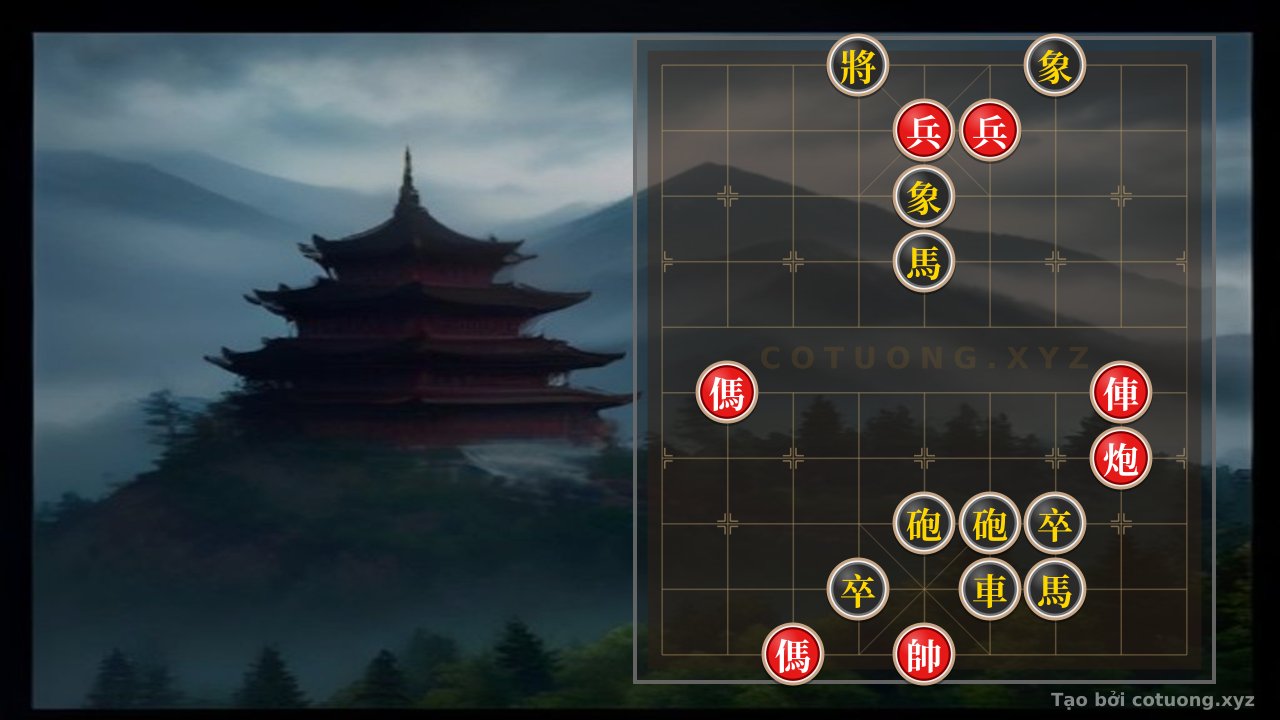 Thế cờ: The Ultimate Xiangqi Trap: Red's Double Rook and Cannon vs. Black's Double Rook - A Deadly Pitfall You Can't Afford to Miss! — Cờ Tướng Online