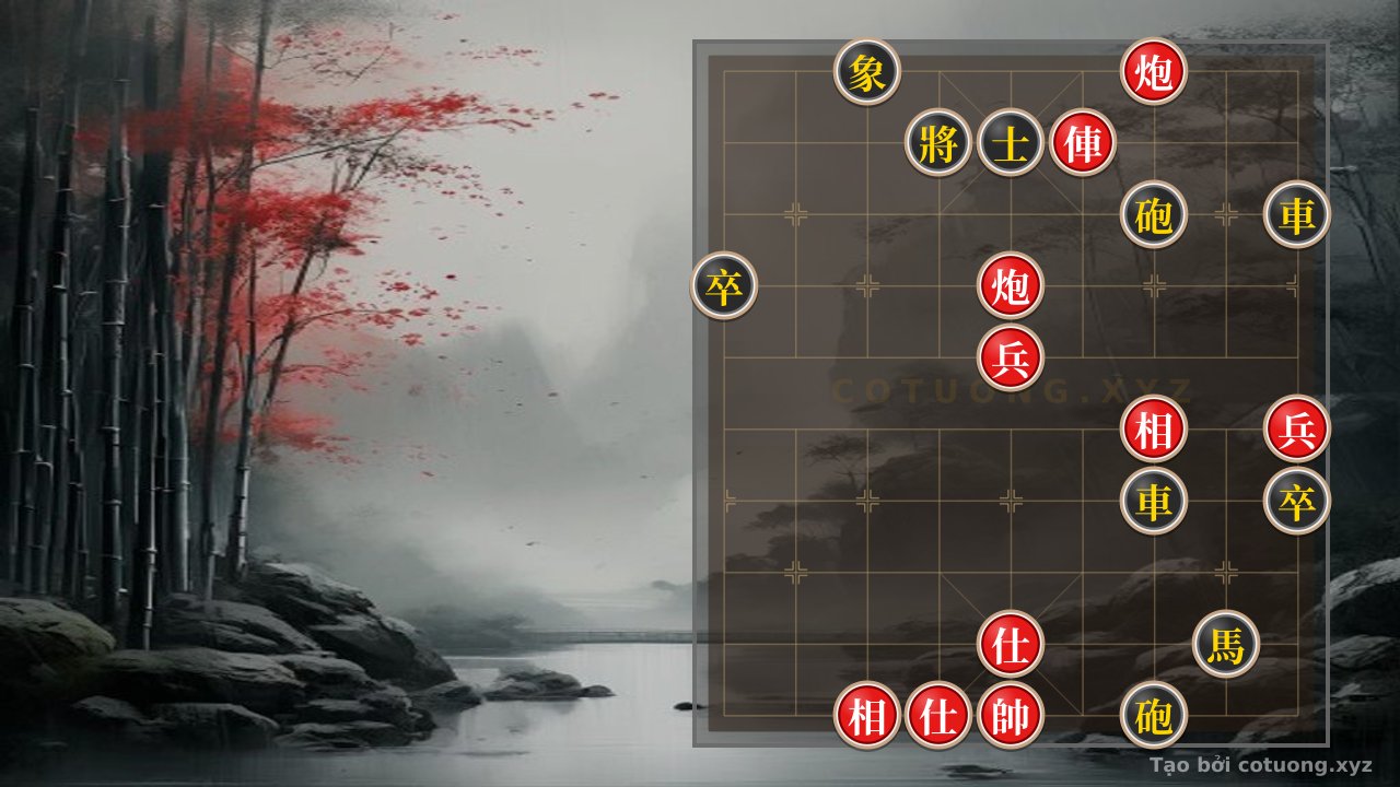 Thế cờ: Legendary Counterattack Tips: When the Red Rook Cannon Pawn Defeats the Black Double Rook Horse - Classic Xiangqi Position #8171 — Cờ Tướng Online