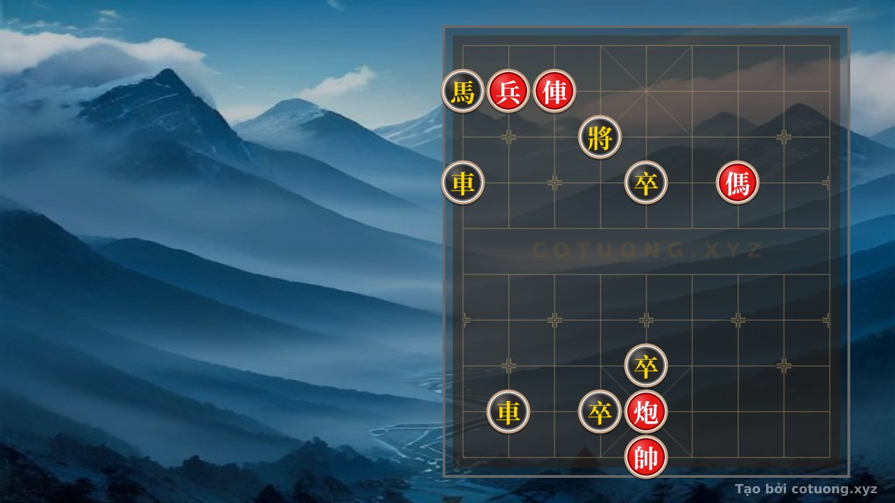 Thế cờ: Red General Wins from the 'Fire Star' Opening - The Secret of the Chariot's Counter to the Black Horse — Cờ Tướng Online
