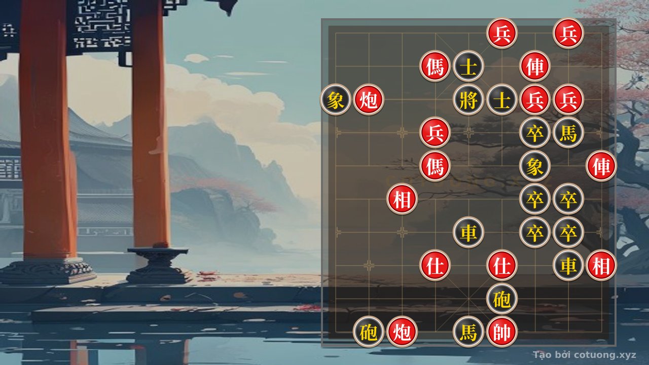 Thế cờ: Red's Tactical Tips in the 'Horse Interlocking Legs' Formation - Xiangqi (Chinese Chess) 5/10 — Cờ Tướng Online