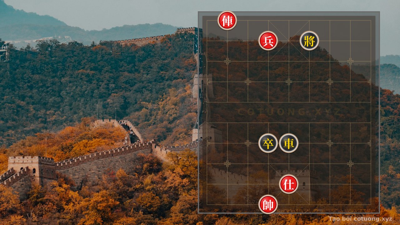 Thế cờ: Xiangqi: The Art of Defensive Counterattack in the Red Rook vs. Black Rook Pin — Cờ Tướng Online