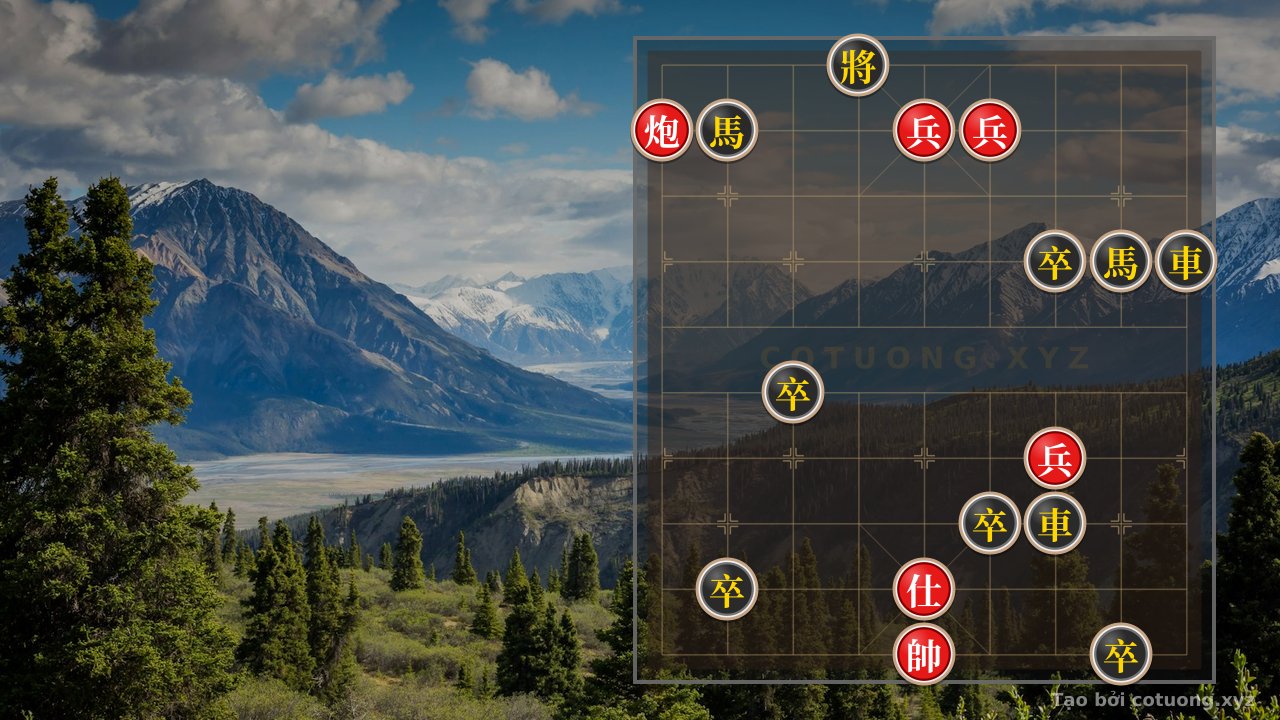 Thế cờ: Red Cannon Offensive: A Strategic Reversal on the Xiangqi Board — Cờ Tướng Online