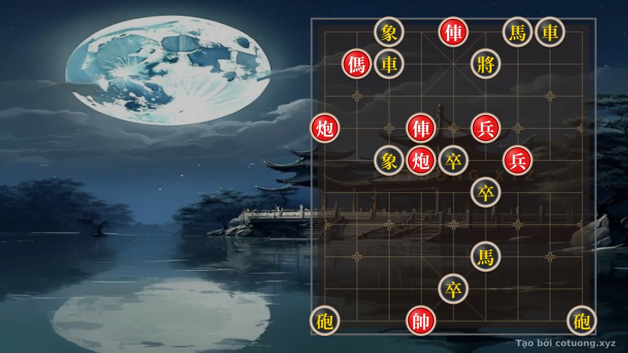 Thế cờ: Red General in a Pinch: Strategy to Break the Rook's Lock at File 6, Rank 7 — Cờ Tướng Online