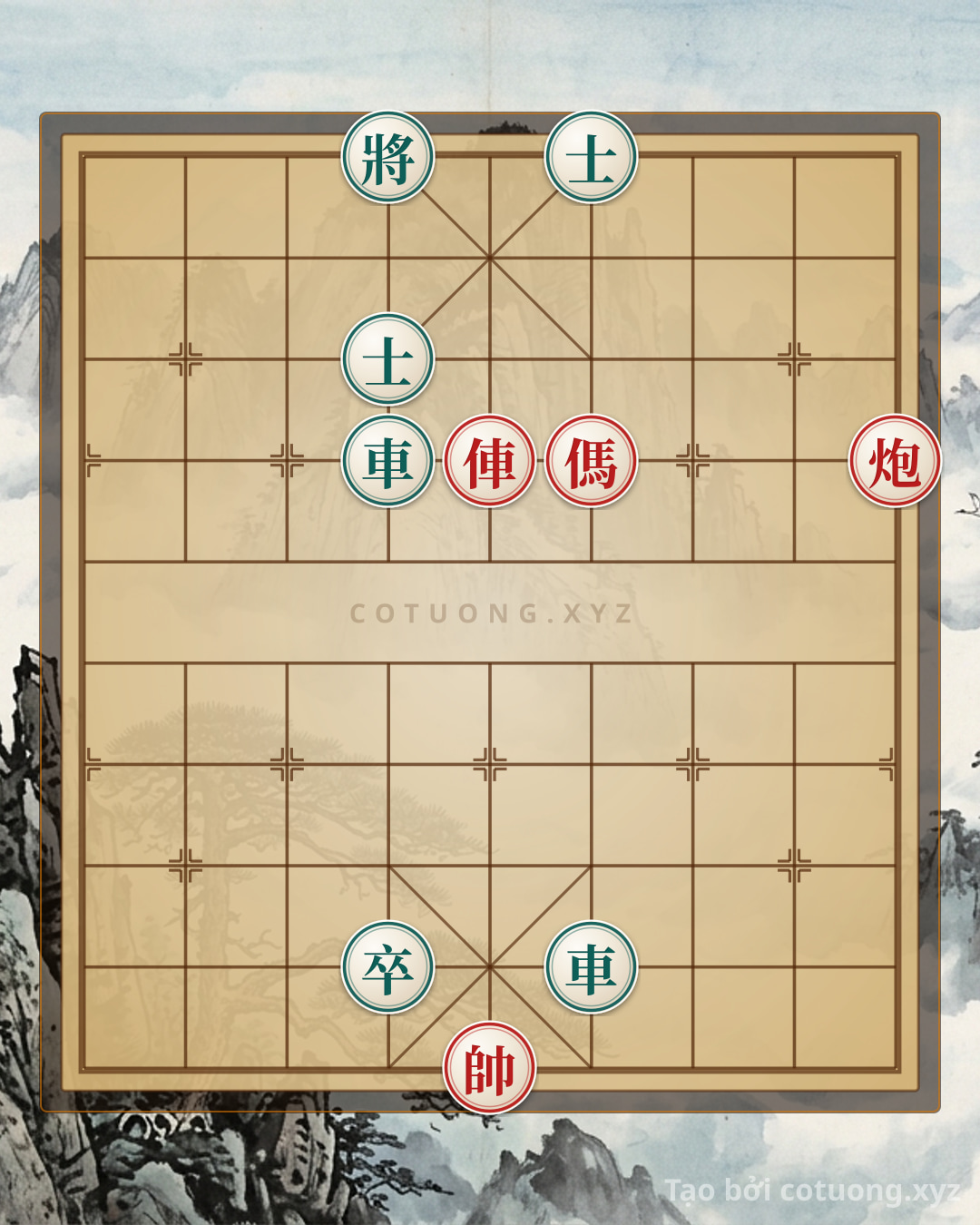 Challenge: Position Analysis: Red Rook on File 5 and Red Horse on File 4 - Decisive Opening Tactics - Can you solve it?