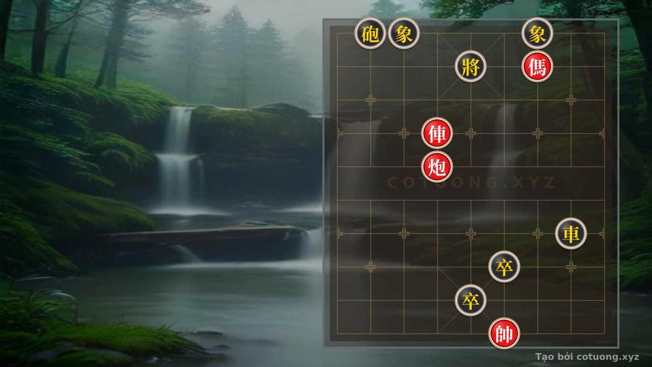 Thế cờ: The Secret of 'Black Cannon Exposed 2' in the 'Red Chariot Exposed 6' Formation - Advanced Xiangqi Tactics — Cờ Tướng Online
