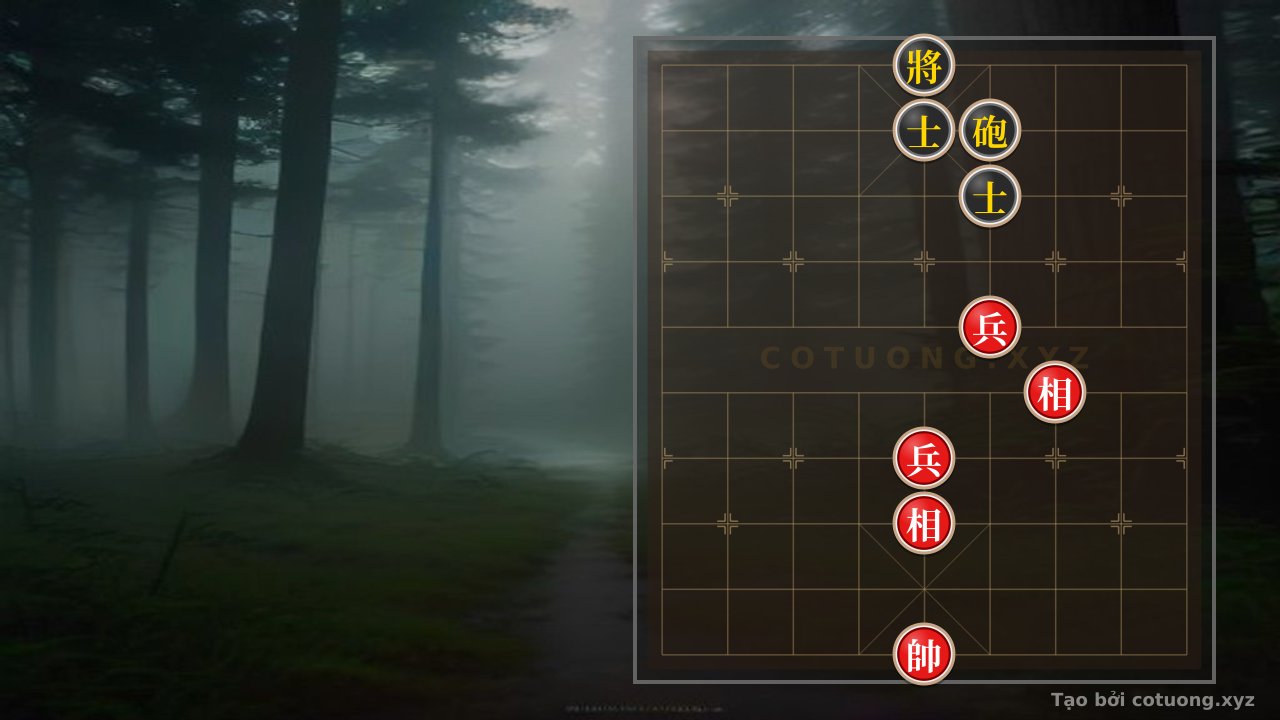 Thế cờ: Peak of the Endgame: 2Rooks 2Bishops vs. Cannon 2Advisors - Masterpiece of Chess Tactics — Cờ Tướng Online