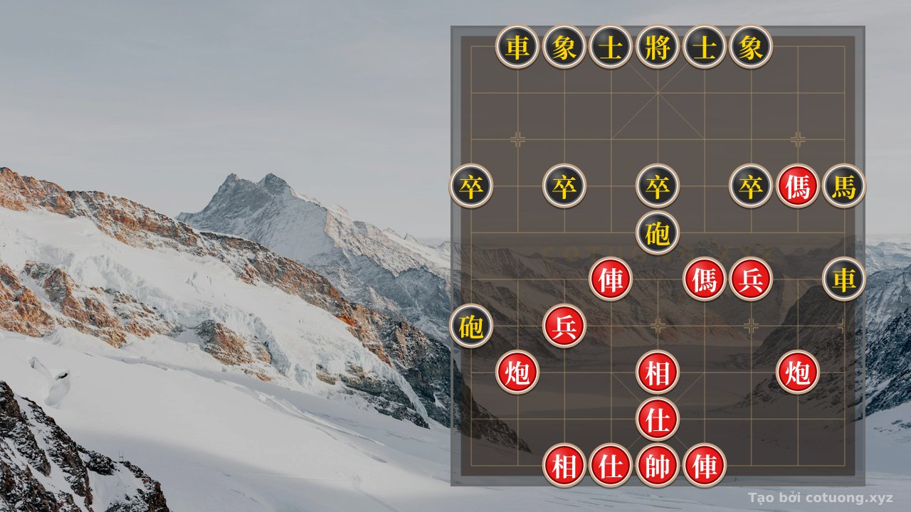 Thế cờ: Xiangqi Counterattack: Mastering the Brutal Red Army's Reversal Tactics — Cờ Tướng Online