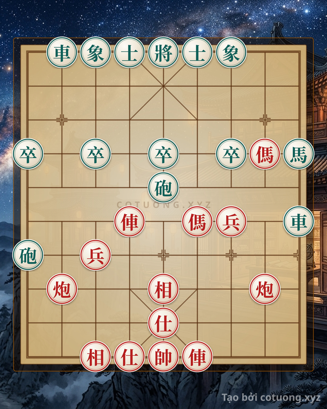 Challenge: Xiangqi Counterattack: Mastering the Brutal Red Army's Reversal Tactics - Can you solve it?